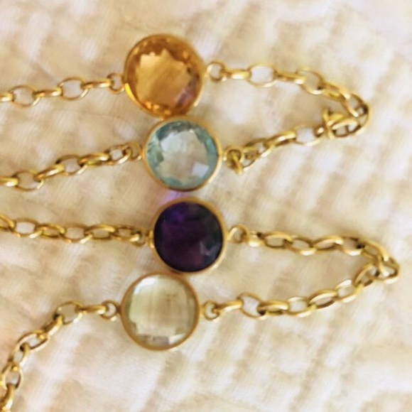 Gemstone Necklace and Bracelet Set - Picture 5 of 7